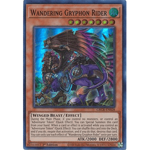 Wandering Gryphon Rider - GRCR-EN028 - Super Rare