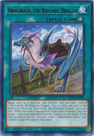 Dracoback, the Rideable Dragon - GRCR-EN032 - Rare 1