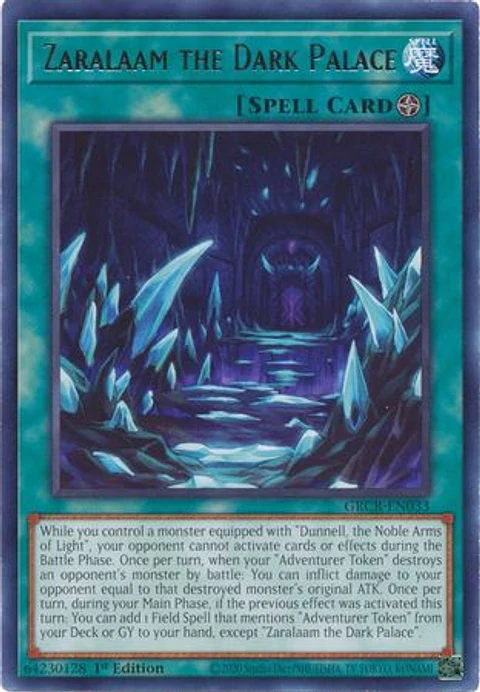 Zaralaam the Dark Palace - GRCR-EN033 - Rare