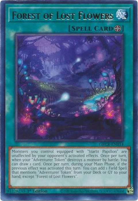 Forest of Lost Flowers - GRCR-EN034 - Rare