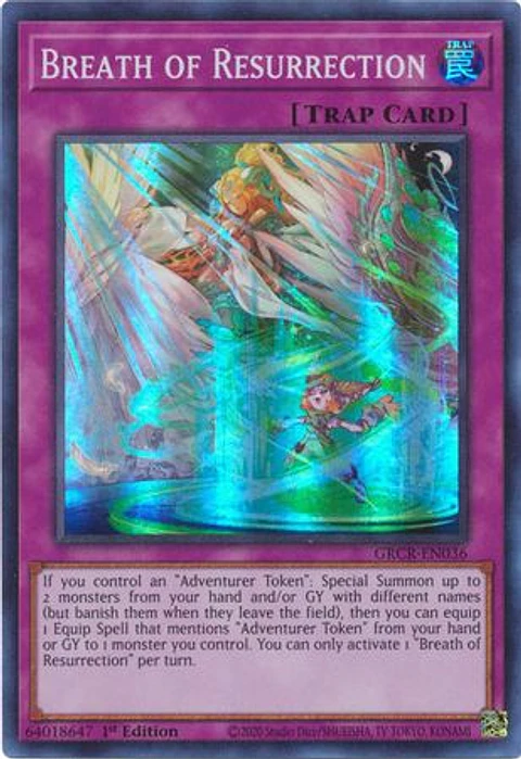 Breath of Resurrection - GRCR-EN036 - Super Rare