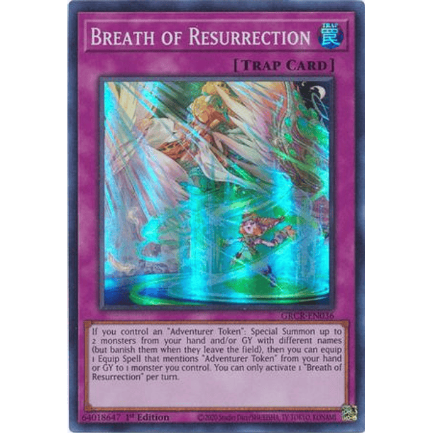 Breath of Resurrection - GRCR-EN036 - Super Rare