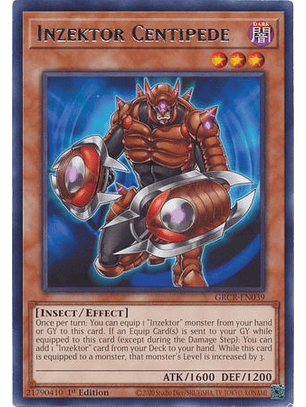 Inzektor Centipede - GRCR-EN039 - Rare 