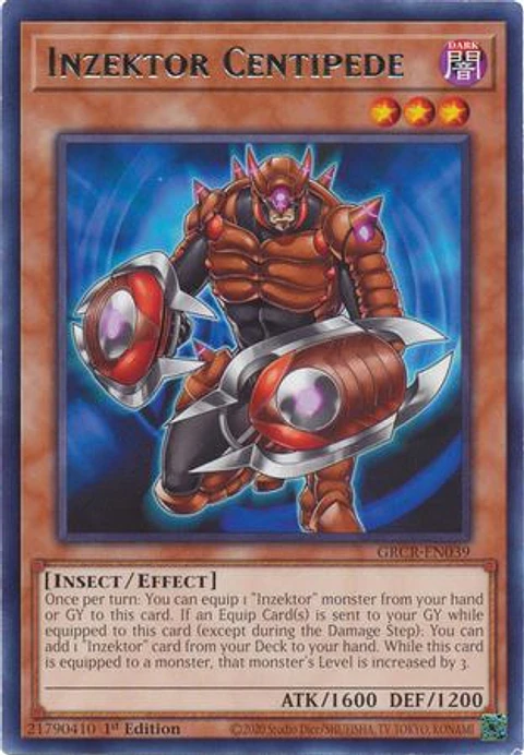 Inzektor Centipede - GRCR-EN039 - Rare 