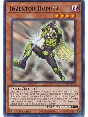 Inzektor Hopper - GRCR-EN041 - Rare 