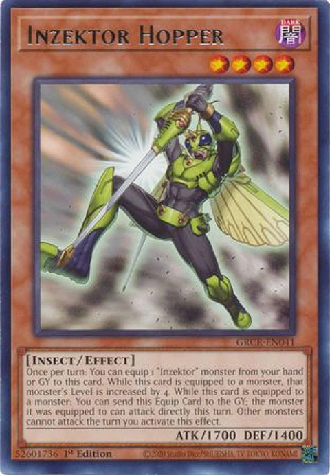 Inzektor Hopper - GRCR-EN041 - Rare 