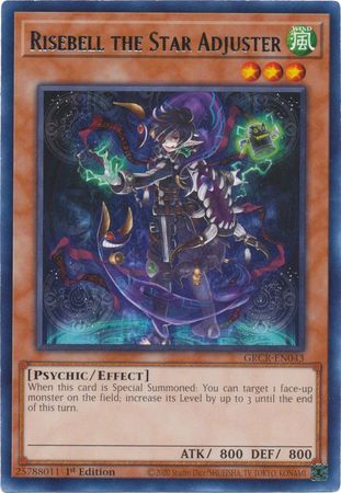 Risebell the Star Adjuster - GRCR-EN043 - Rare  1