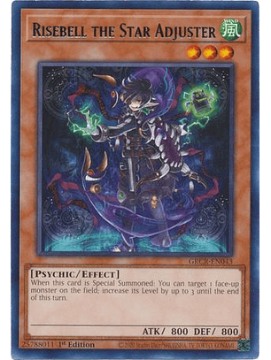 Risebell the Star Adjuster - GRCR-EN043 - Rare 