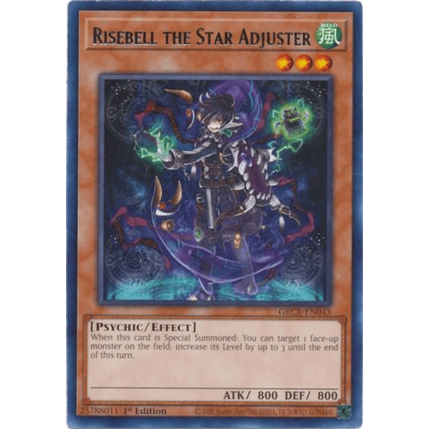 Risebell the Star Adjuster - GRCR-EN043 - Rare 