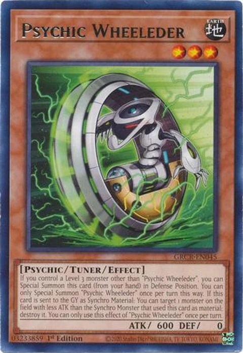 Psychic Wheeleder - GRCR-EN045 - Rare
