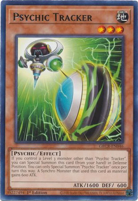 Psychic Tracker - GRCR-EN046 - Rare 