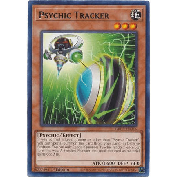 Psychic Tracker - GRCR-EN046 - Rare 