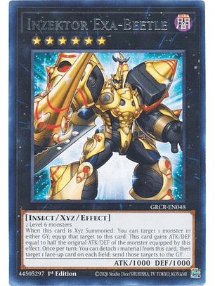 Inzektor Exa-Beetle - GRCR-EN048 - Rare 