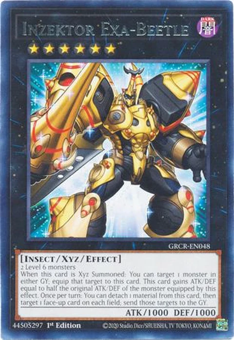 Inzektor Exa-Beetle - GRCR-EN048 - Rare 