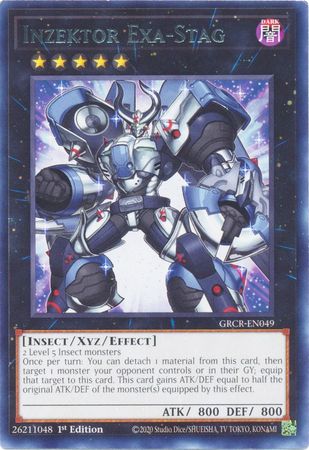 Inzektor Exa-Stag - GRCR-EN049 - Rare  1