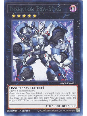 Inzektor Exa-Stag - GRCR-EN049 - Rare 