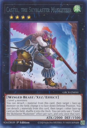 Castel, the Skyblaster Musketeer - GRCR-EN050 - Rare 1