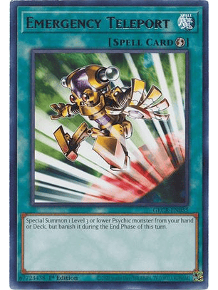 Emergency Teleport - GRCR-EN055 - Rare 