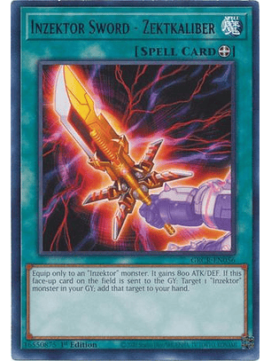 Inzektor Sword - Zektkaliber - GRCR-EN056 - Rare