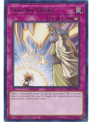Solemn Strike - GRCR-EN059 - Rare