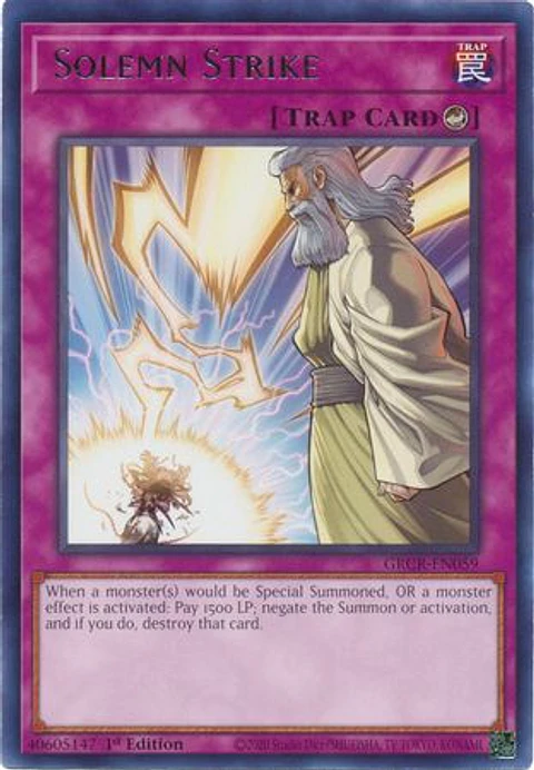 Solemn Strike - GRCR-EN059 - Rare
