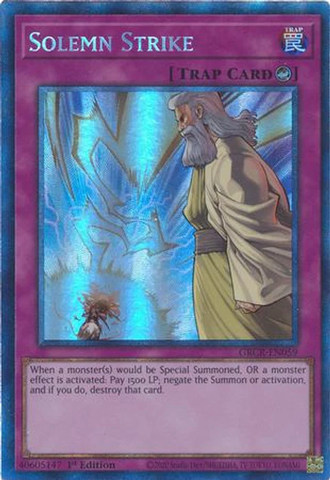 Solemn Strike - GRCR-EN059 - Collectors Rare