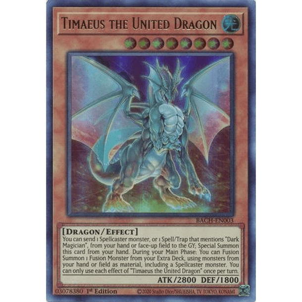 Timaeus the United Dragon - BACH-EN003 - Ultra Rare