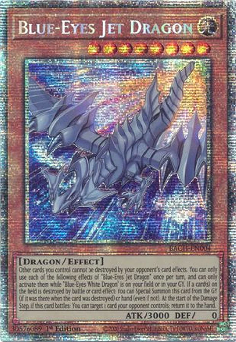 Blue-Eyes Jet Dragon - BACH-EN004 - Starlight Rare