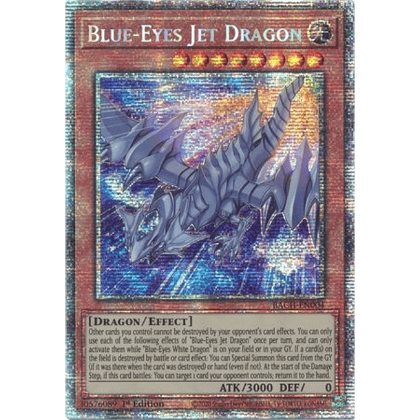 Blue-Eyes Jet Dragon - BACH-EN004 - Starlight Rare