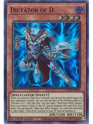 Dictator of D. - BACH-EN005 - Super Rare 