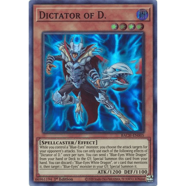 Dictator of D. - BACH-EN005 - Super Rare 