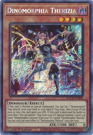 Dinomorphia Therizia - BACH-EN009 - Secret Rare 1