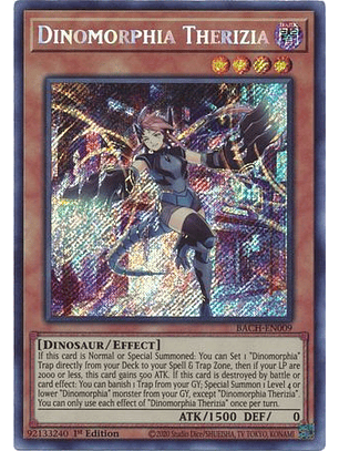Dinomorphia Therizia - BACH-EN009 - Secret Rare