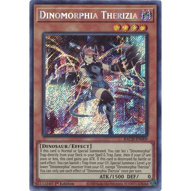 Dinomorphia Therizia - BACH-EN009 - Secret Rare