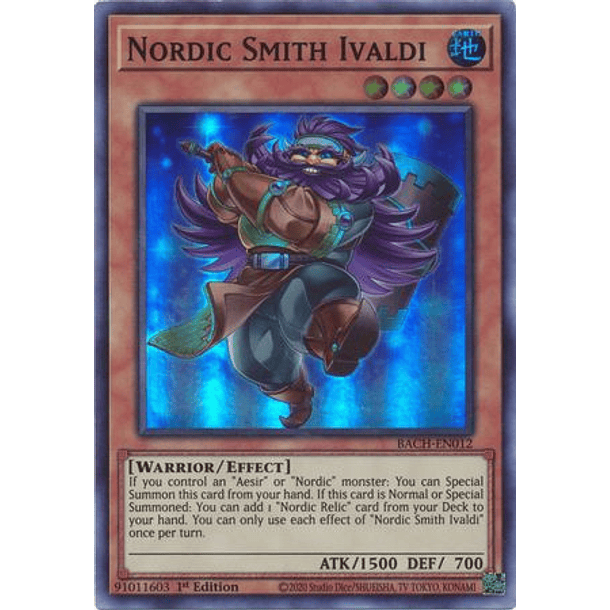 Nordic Smith Ivaldi - BACH-EN012 - Super Rare
