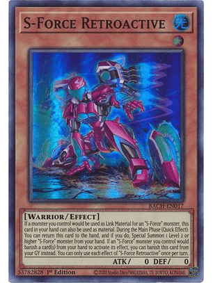 S-Force Retroactive - BACH-EN017 - Super Rare