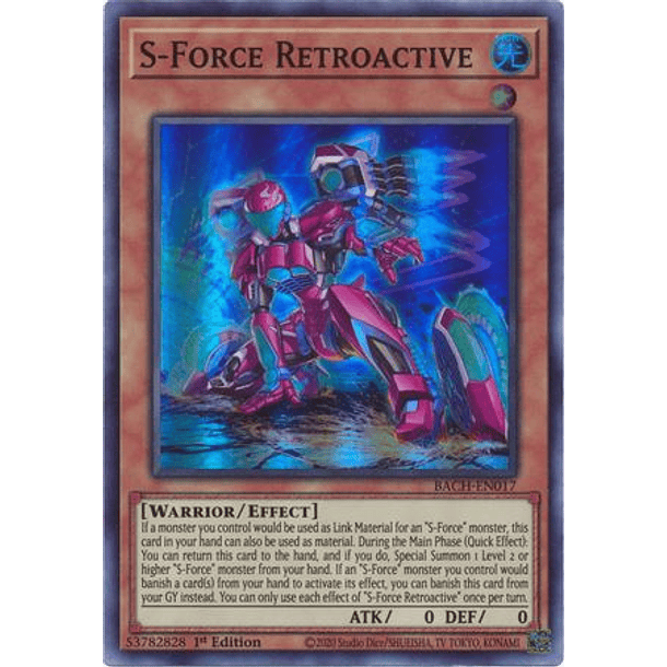 S-Force Retroactive - BACH-EN017 - Super Rare