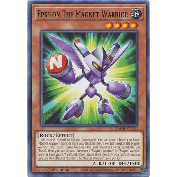 Epsilon The Magnet Warrior - BACH-EN020 - Common