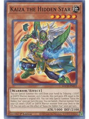 Kaiza the Hidden Star - BACH-EN022 - Common