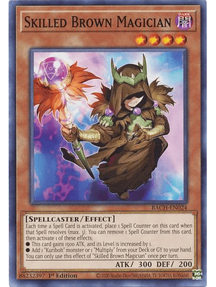 Skilled Brown Magician - BACH-EN024 - Common