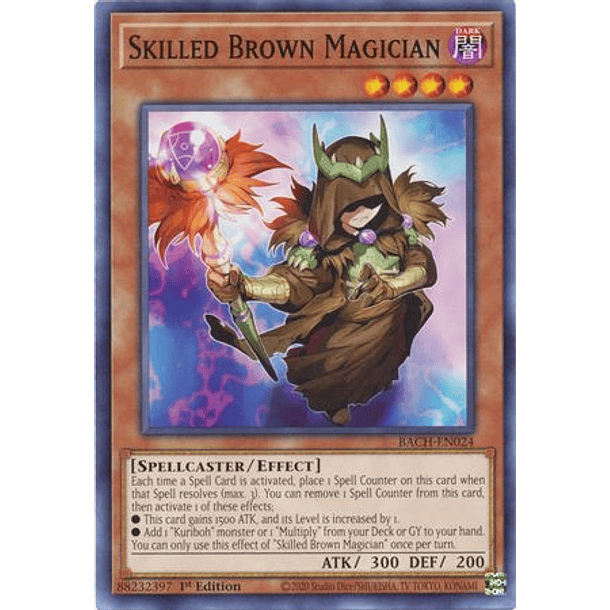 Skilled Brown Magician - BACH-EN024 - Common