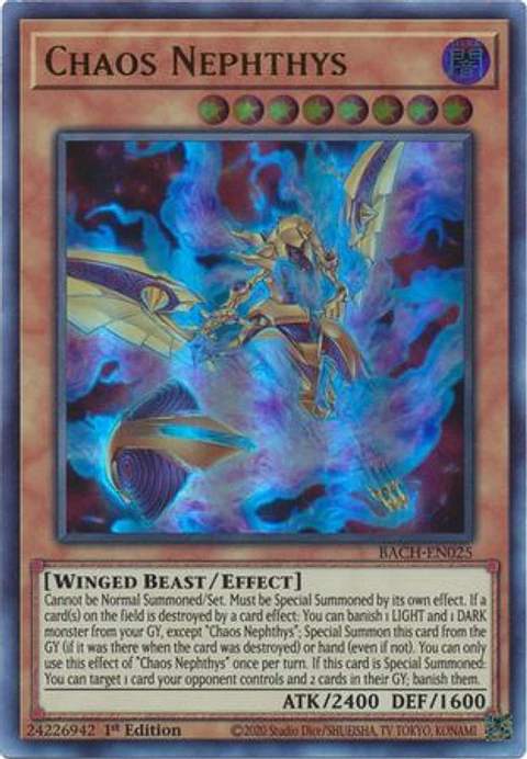 Chaos Nephthys - BACH-EN025 - Ultra Rare 