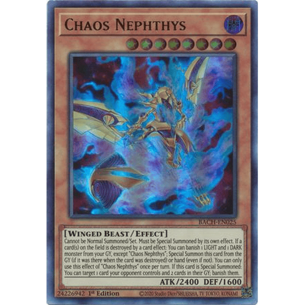Chaos Nephthys - BACH-EN025 - Ultra Rare 