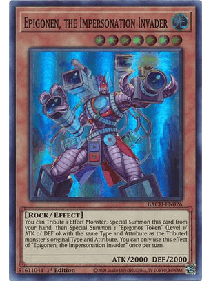 Epigonen, the Impersonation Invader - BACH-EN026 - Super Rare