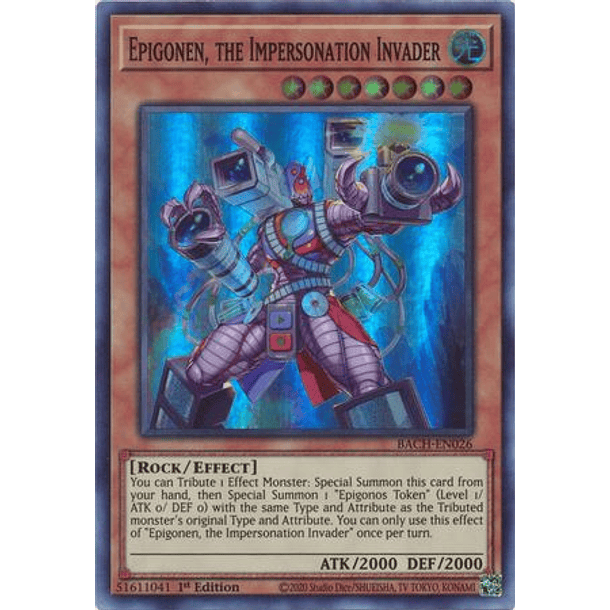 Epigonen, the Impersonation Invader - BACH-EN026 - Super Rare