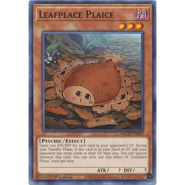 Leafplace Plaice - BACH-EN029 - Common 