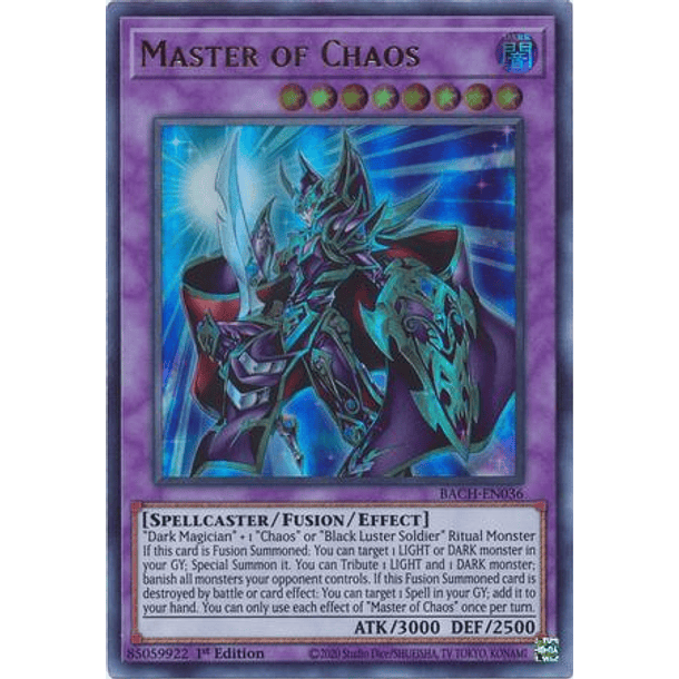 Master of Chaos - BACH-EN036 - Ultra Rare