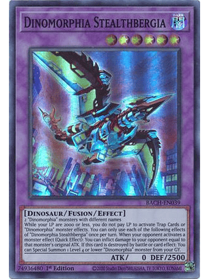 Dinomorphia Stealthbergia - BACH-EN039 - Super Rare