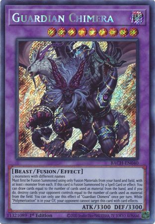 Guardian Chimera - BACH-EN040 - Secret Rare 1