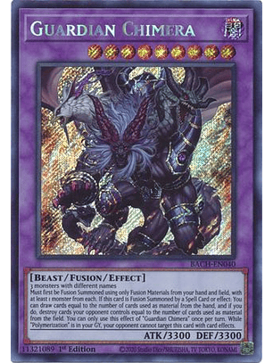 Guardian Chimera - BACH-EN040 - Secret Rare